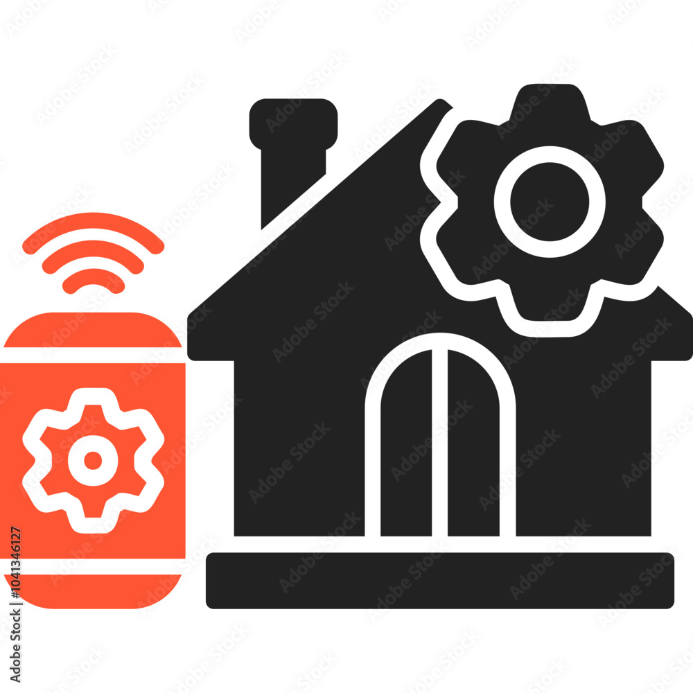 Home Automation Vector Icon Design Home Automation Vector Icon Design