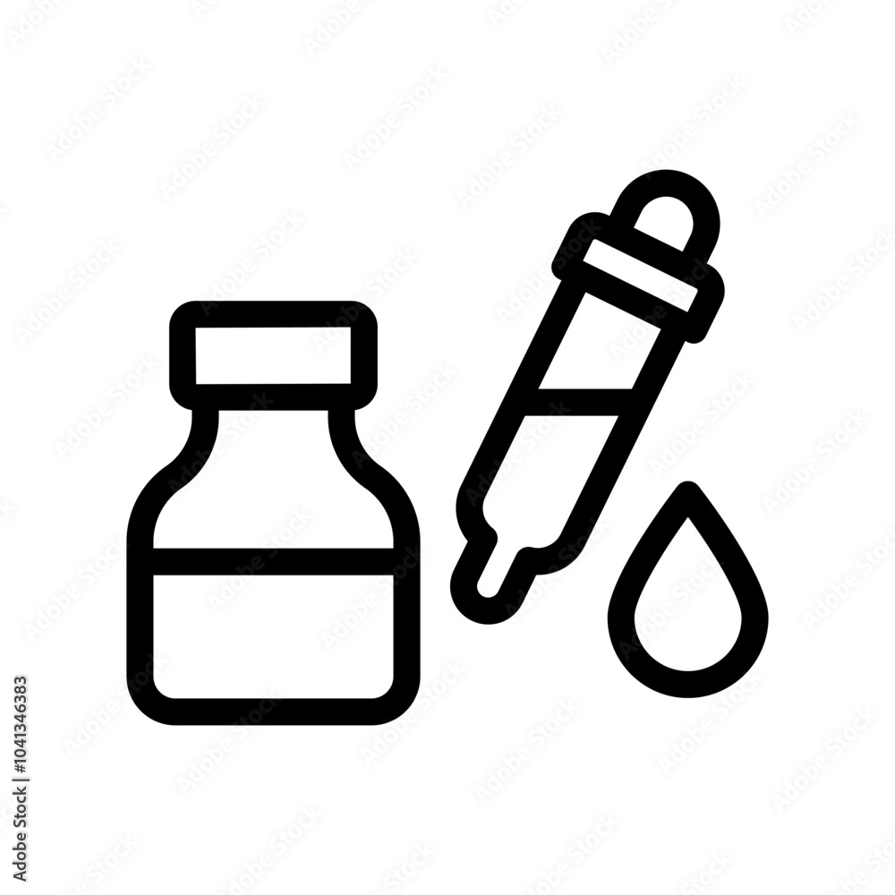 17 dropper line icon illustration vector graphic 17 dropper line icon illustration vector graphic