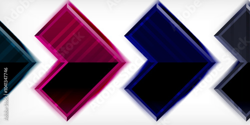 Free Download Arrow geometric abstract vector background. Vector Illustration For Wallpaper, Banner, Background, Card, Book Illustration, landing page - GFXLoad