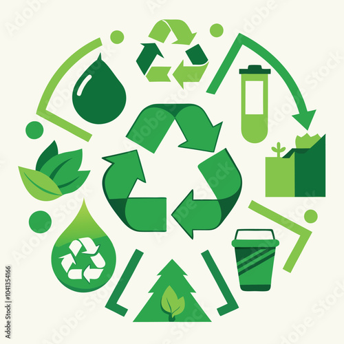 green recycle symbol