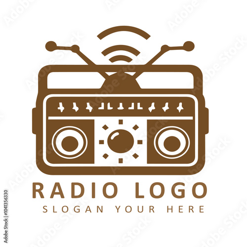 The radio logo often represents connection through sound and music.





