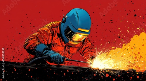 Welder at Work