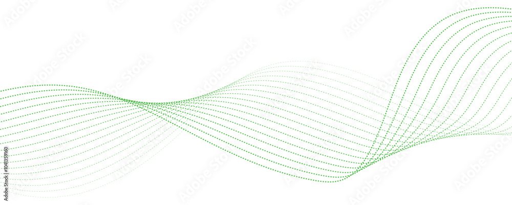 Abstract background with green wavy lines. Vector illustration Abstract background with green wavy lines. Vector illustration