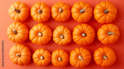 Vibrant Orange Pumpkins Arrangement