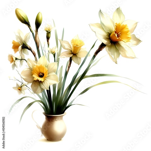 bouquet of daffodils