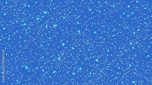 Blue glitter hand-drawn background glitters png