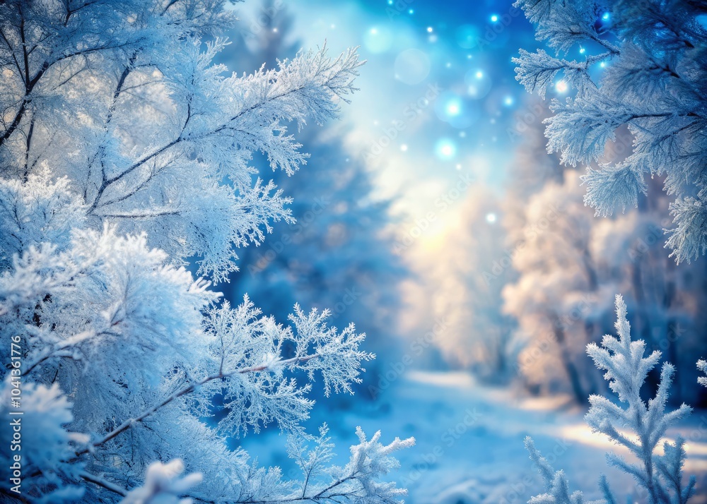 Abstract Frost Trees in Winter Wonderland, Capturing the Beauty of Nature, Frosty Landscape, Winter Scenery, Icy Branches, Snow-Covered Trees, Cold Atmosphere Abstract Frost Trees in Winter Wonderland, Capturing the Beauty of Nature, Frosty Landscape, Winter Scenery, Icy Branches, Snow-Covered Trees, Cold Atmosphere