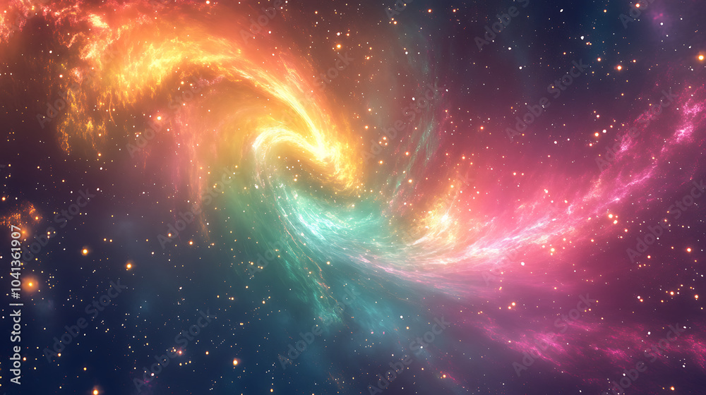 Surreal Neon Galaxy Core Surreal Neon Galaxy Core