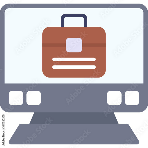 Online Work Icon