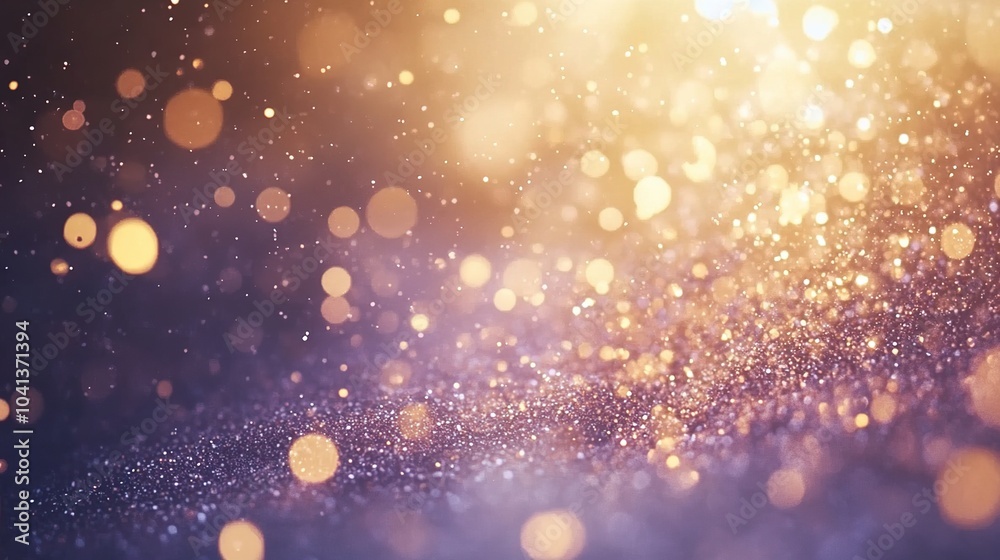 Soft Glowing Bokeh with Warm Tones and Shimmering Light Soft Glowing Bokeh with Warm Tones and Shimmering Light