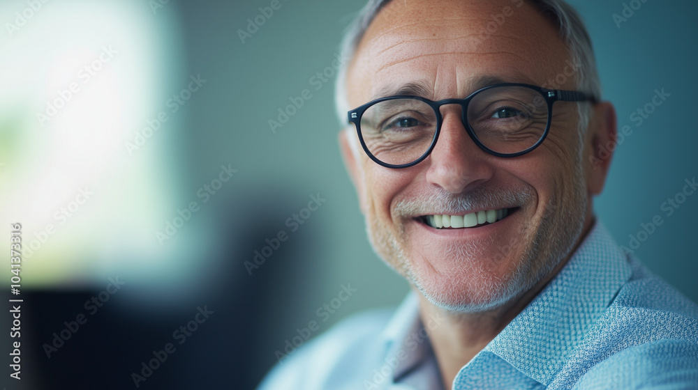 Man Smiling While Assisting Nonprofit Strategic Planning Man Smiling While Assisting Nonprofit Strategic Planning
