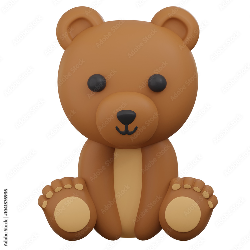 3D Bear Animal Illustration 3D Bear Animal Illustration