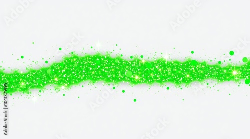 Abstract shiny green glitter design element glitters png