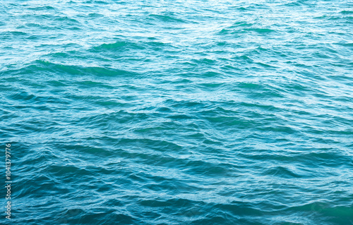 Fototapeta Naklejka Na Ścianę i Meble -  Blue sea water background texture