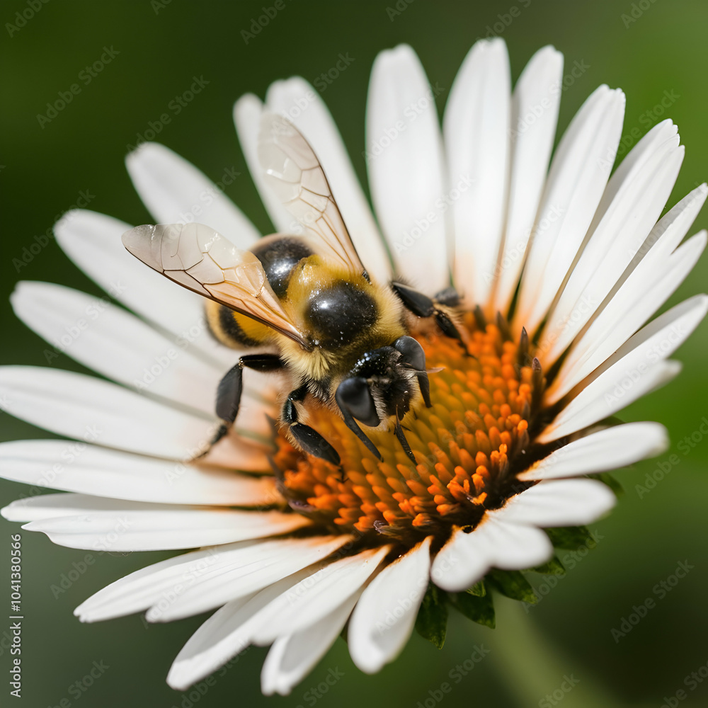 Honeybee on flower Honeybee on flower
