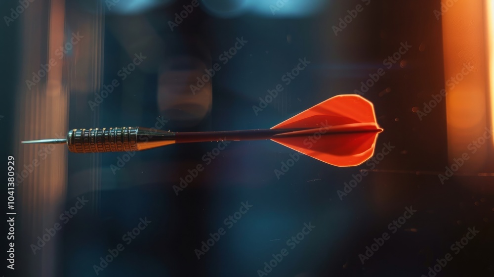 A red dart with a gold barrel flies through the air, its trajectory uncertain as it heads towards its target. The outcome is in question, emphasizing the risk and unpredictability of trading dynamics. A red dart with a gold barrel flies through the air, its trajectory uncertain as it heads towards its target. The outcome is in question, emphasizing the risk and unpredictability of trading dynamics.
