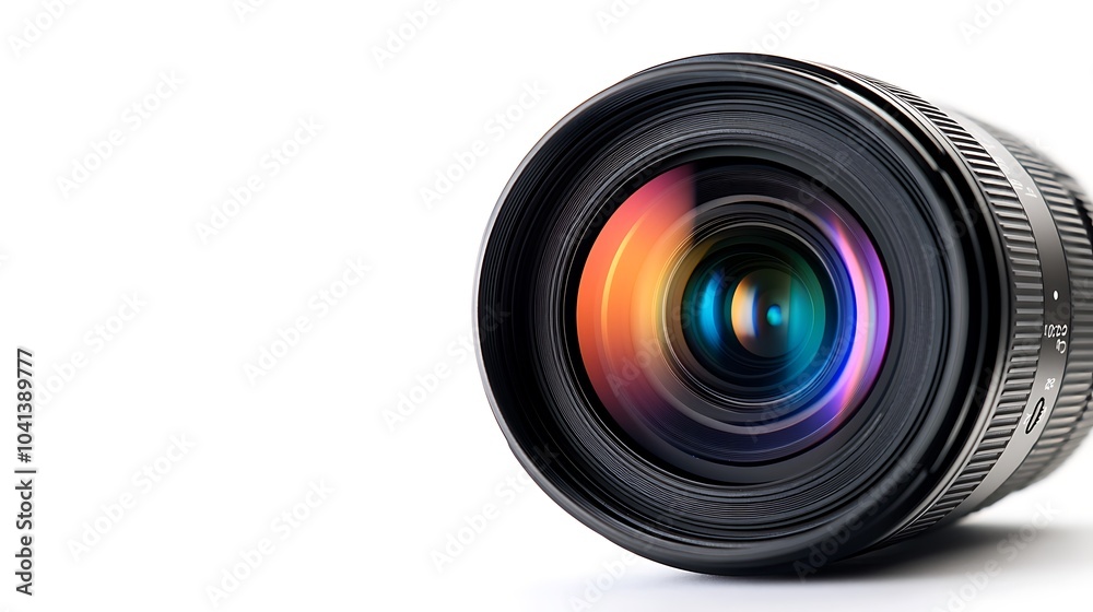 Camera Lens with Rainbow Reflection Camera Lens with Rainbow Reflection
