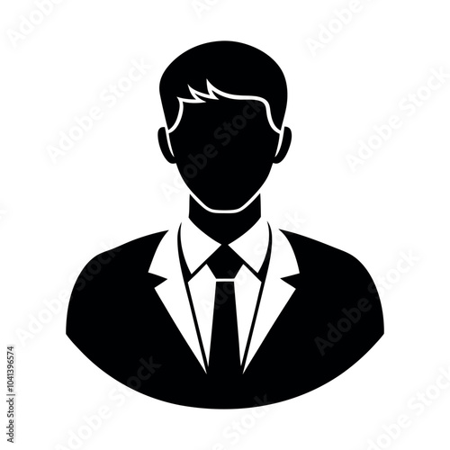 Business man head icon 