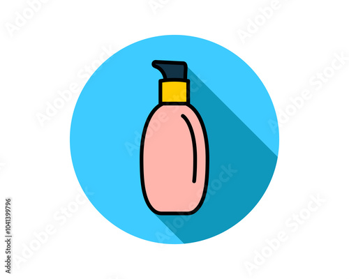 Beauty, Body Care and Cosmetics. Vector Linear Flat Icons and Design Elements