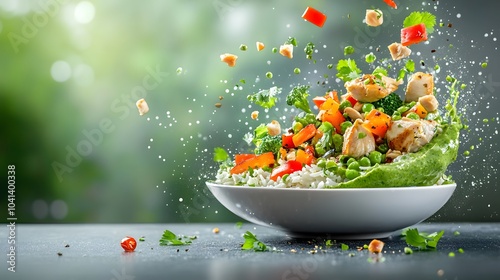 Vibrant salad burst
