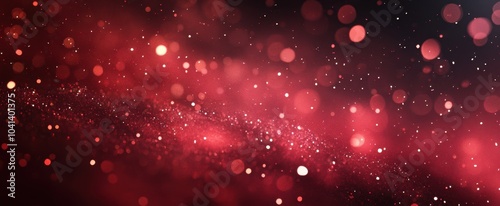 The Abstract Red Bokeh Lights