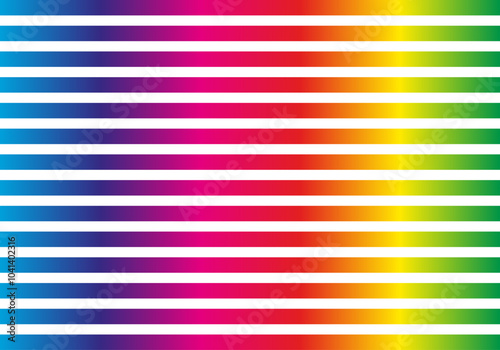 Fondo de rayas horizontales en degradado arcoiris 