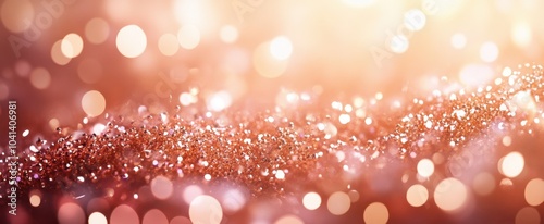 The Glittering Bokeh Background