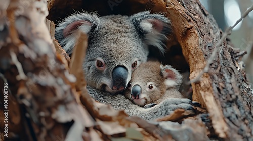 様々な野生動物の母と子供 photo