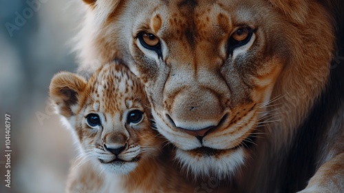 様々な野生動物の母と子供 photo