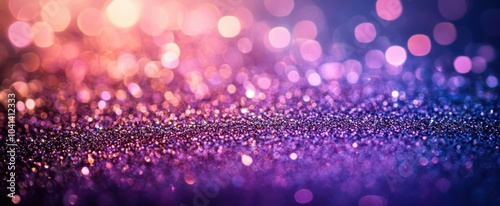 The Vibrant Glittering Background