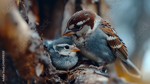 様々な野生動物の母と子供 photo