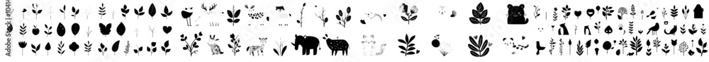 A range of abstract graphics and doodle objects. Simple figures and forms arranged in bright compositions. A range of abstract graphics and doodle objects. Simple figures and forms arranged in bright compositions.