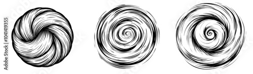 Traditional cuisine food drawn in monochrome sketch style. Modern illustration.