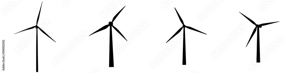 Energy icon modern. Windmill illustration sign. Energy logo alternative. Energy icon modern. Windmill illustration sign. Energy logo alternative.