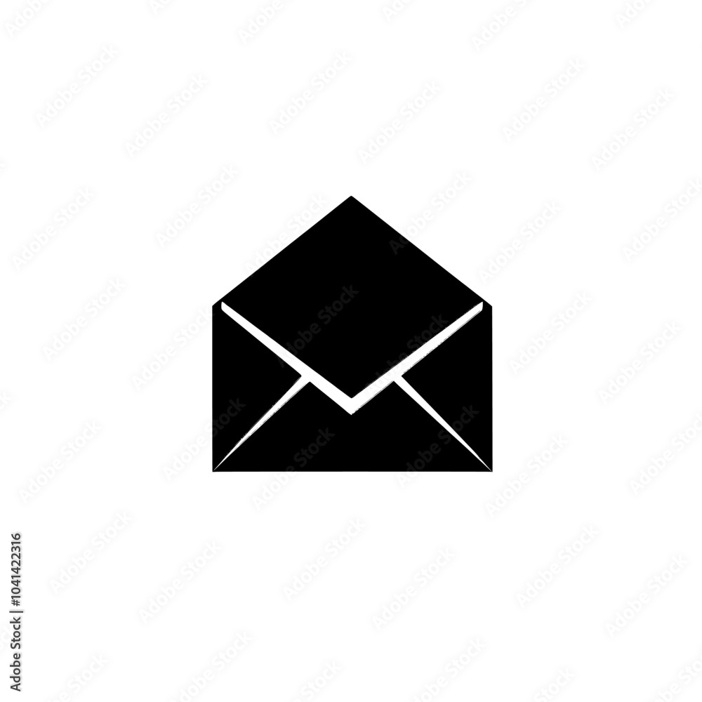 Template with modern design icon for message documents Template with modern design icon for message documents