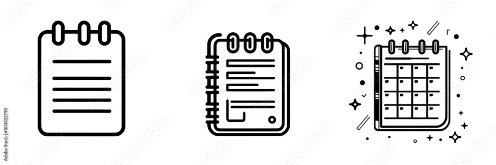 Delivery schedule icon template in trendy line design Delivery schedule icon template in trendy line design