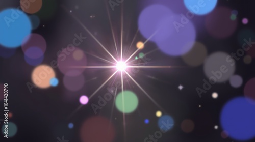 Lens flare png glitters png