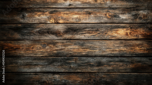 Weathered Wood Planks with Rustic Tones: Photorealistic Background for Natural Product Branding. Ultra-Detailed Textures, Perfect for Organic Photography in 8K.