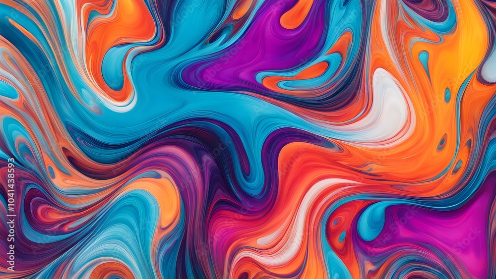 Dynamic Explosion of Rich and Vivid Colors in an Abstract Swirling Pattern, Creating a Fluid Movement that Combines Artistic Expression with a Captiv (5) Dynamic Explosion of Rich and Vivid Colors in an Abstract Swirling Pattern, Creating a Fluid Movement that Combines Artistic Expression with a Captiv (5)