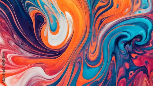 Dynamic Explosion of Rich and Vivid Colors in an Abstract Swirling Pattern, Creating a Fluid Movement that Combines Artistic Expression with a Captiv (20)