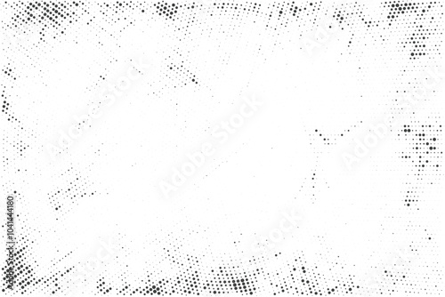 Black and white grunge halftone pattern texture background
