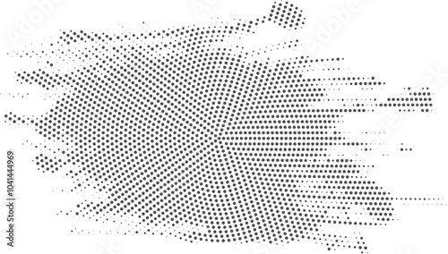 Black and white grunge halftone pattern texture background
