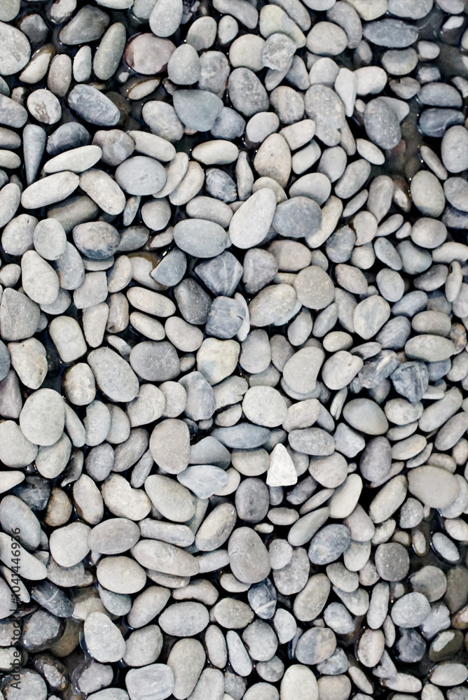Close up shot of gray gravel texture background Close up shot of gray gravel texture background