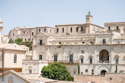 view of the town of Noto in Sicily