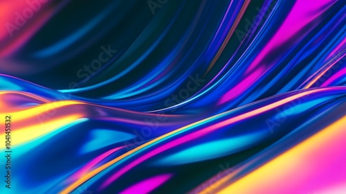 Abstract 3d render, futuristic background design, modern illustration