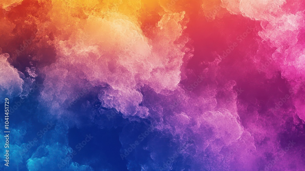 Abstract Colorful Cloud