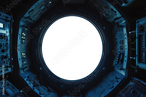 Fototapeta Naklejka Na Ścianę i Meble -  PNG Window see earth planet space porthole spacecraft.