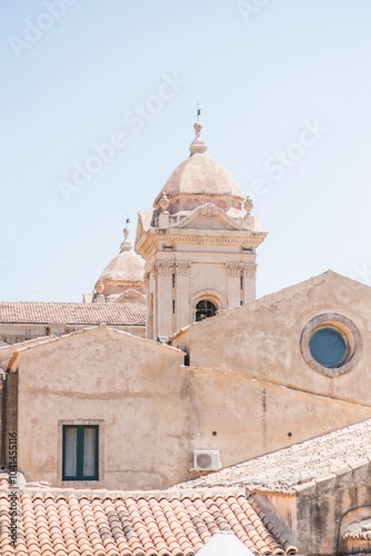 view of the city of Noto in Sicily