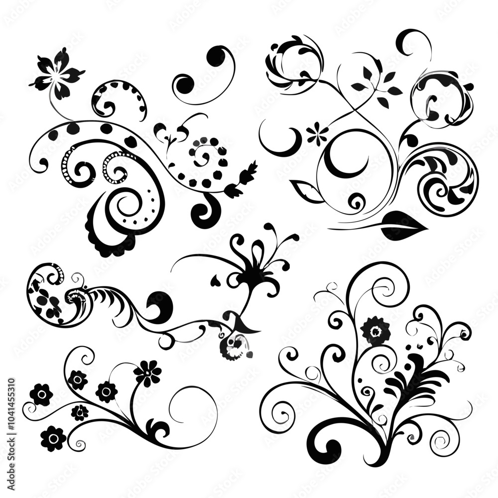 Beautiful Abstract Floral Background Design Beautiful Abstract Floral Background Design