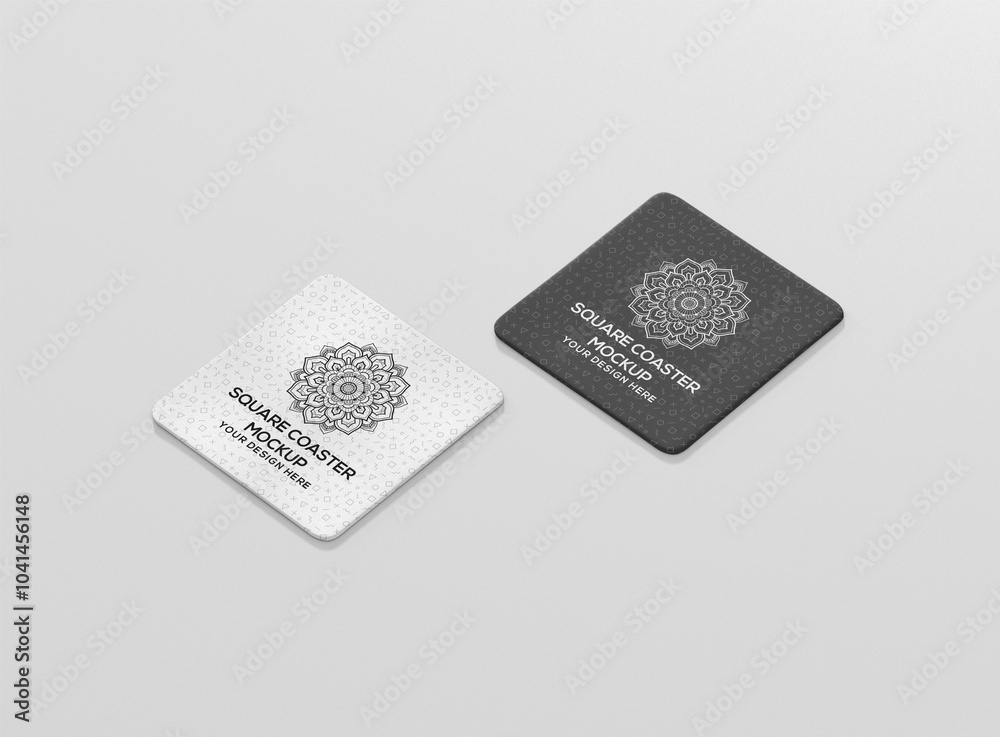 Round Corner Square Coaster Round Corner Square Coaster